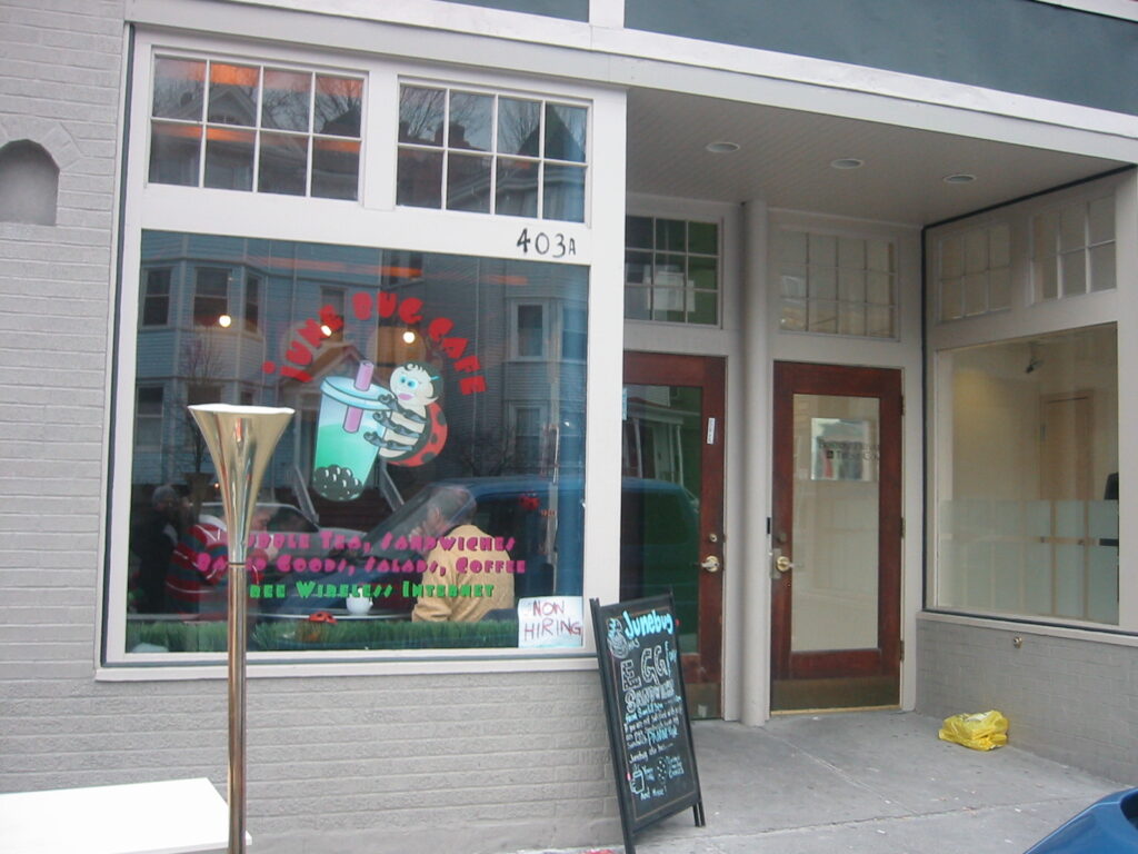 Storefront June Bug Café storefront