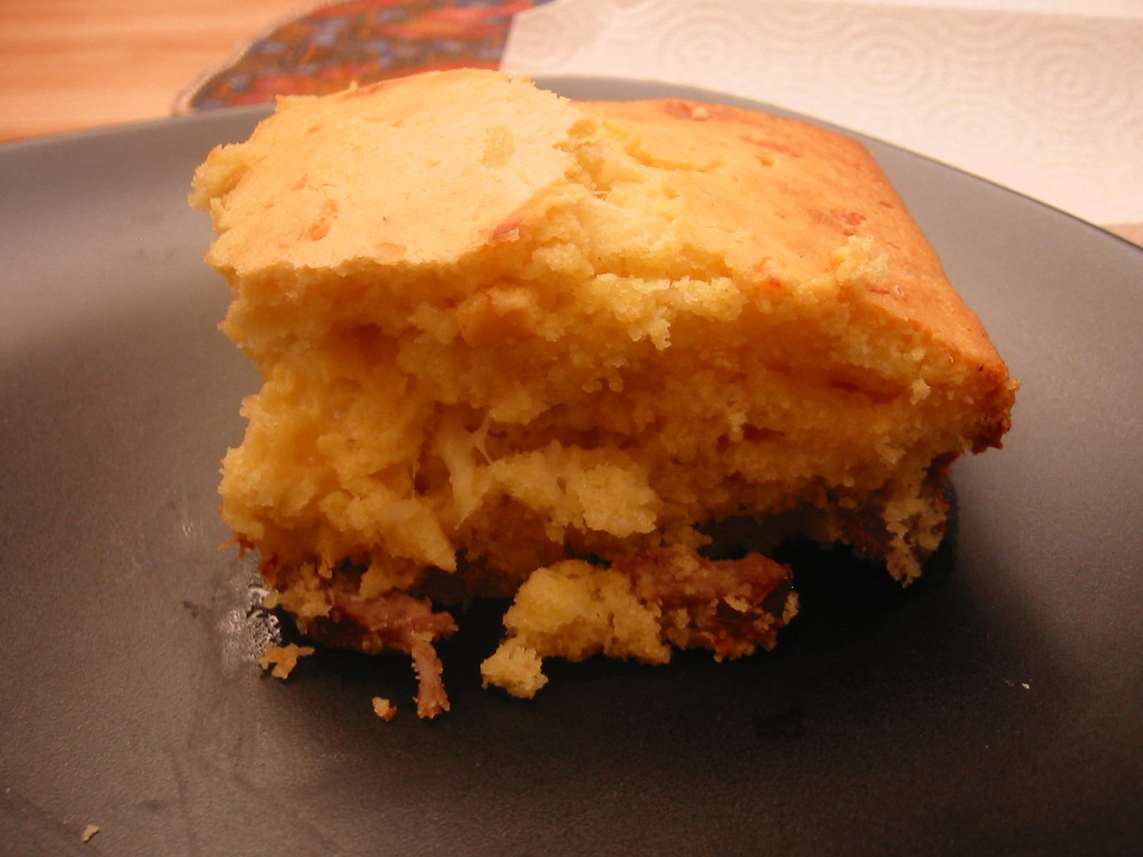 Chez Moi: B. Lo’s Sausage Cheese Cornbread