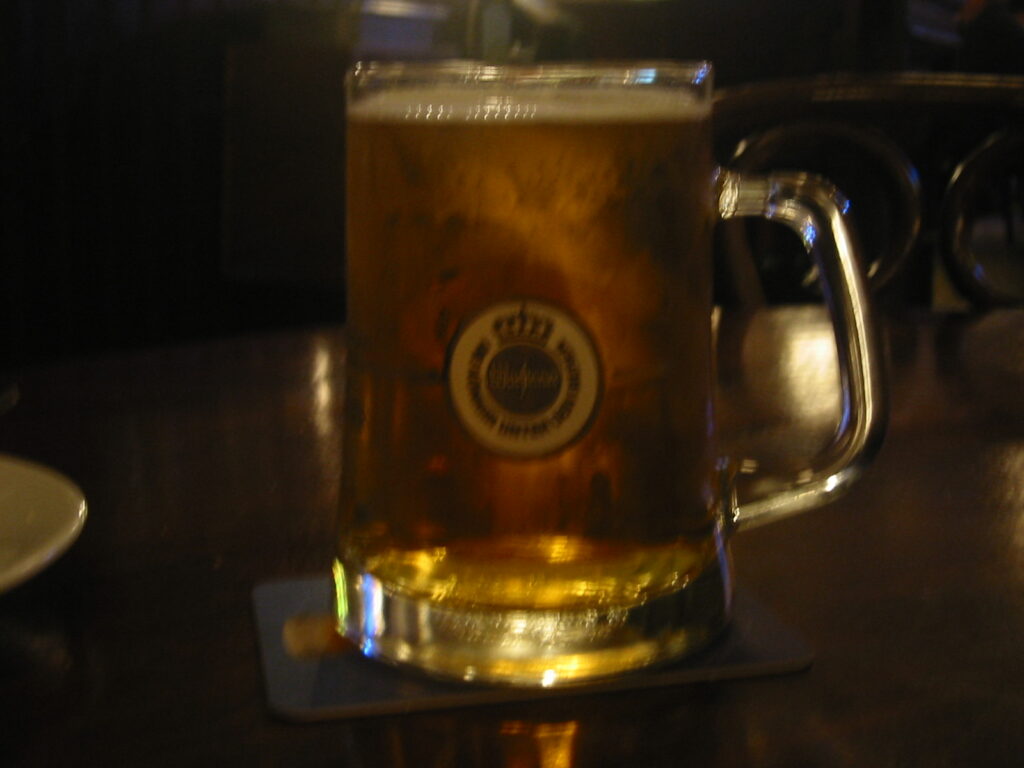 Frosty beer