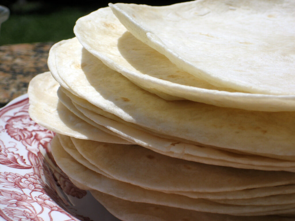 Hot Dog! Fluffy tortilla foundation