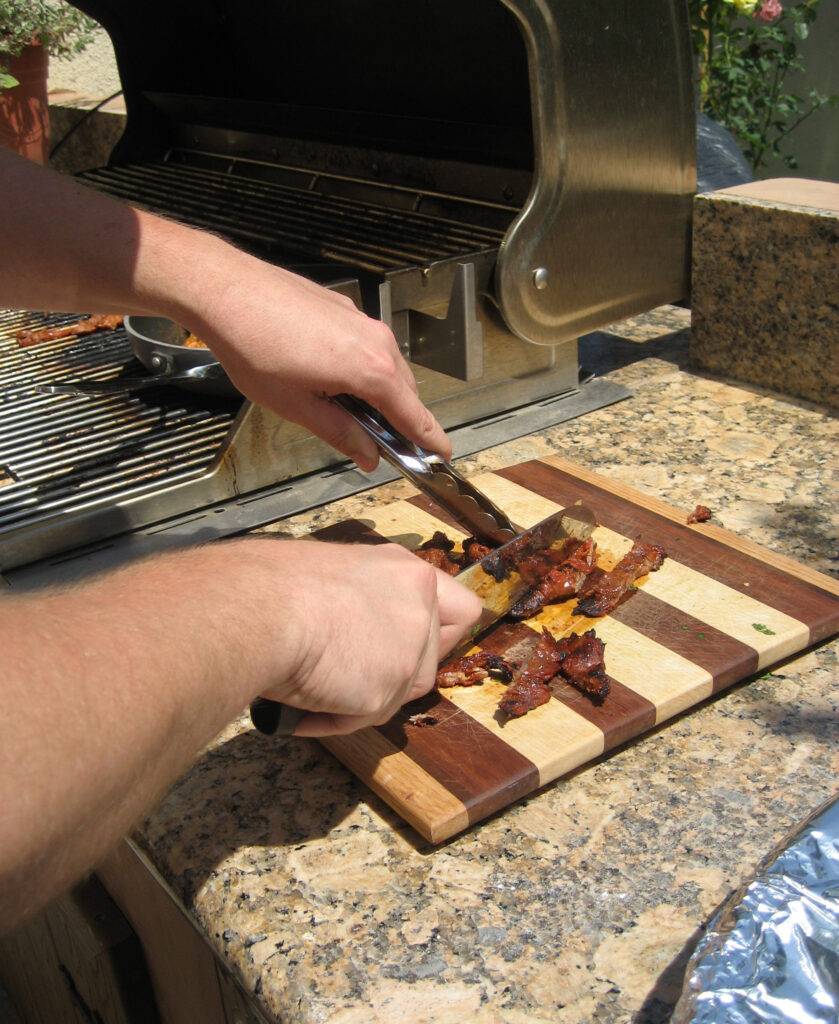 Pour some cornmeal on me Slicing asada