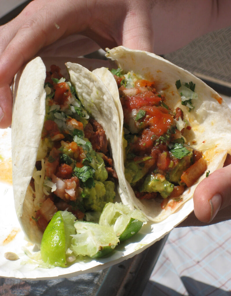 Taco close up