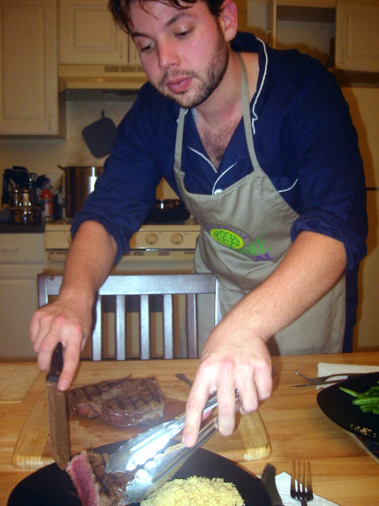 Serving up steak
