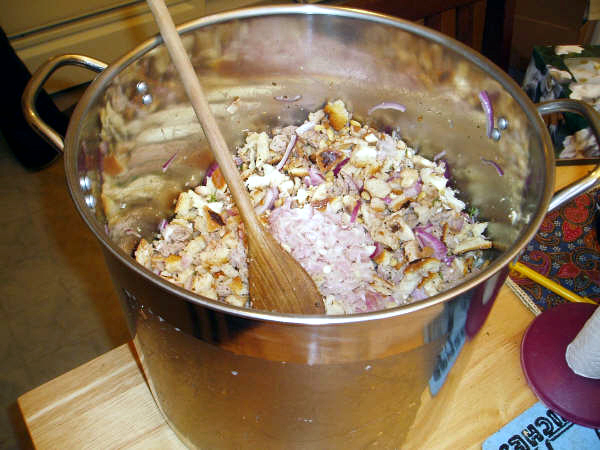 Stuffing is stuffed