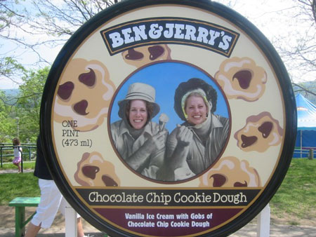 The real Ben and Jerry . . . not. The real Ben and Jerry . . . not.